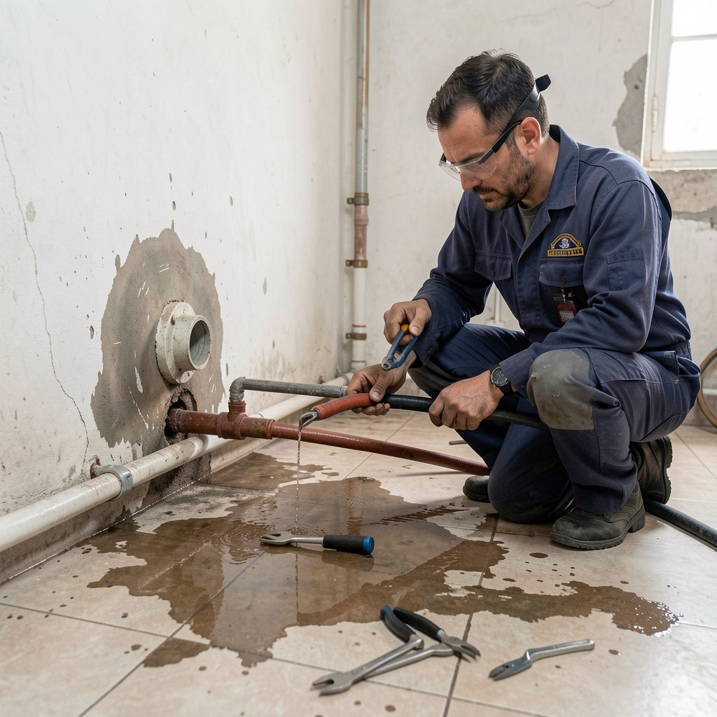 كشف تسربات المياه